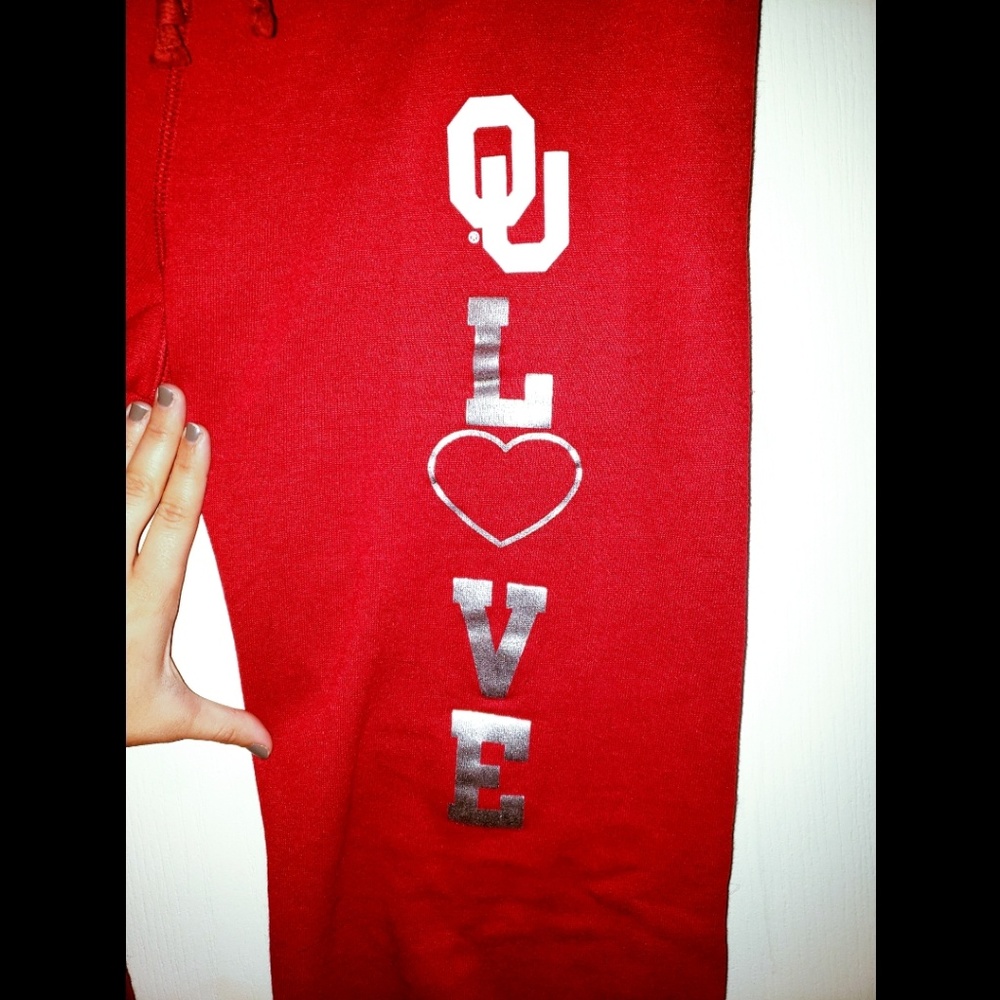OU Sooner sweatpants